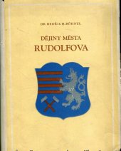 kniha Dějiny města Rudolfova, Kraj. nár. výb. 1958