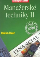 kniha Manažerské techniky II Kniha pro každého, Rubico 2025