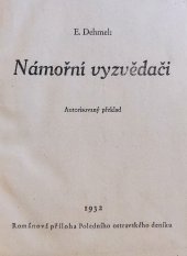 kniha Námořní vyzvědači, Polední ostravský deník 1932