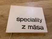kniha Špeciality z masa, Práca 1967
