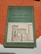 kniha Předpovídání počasí na kratší období, Naše vojsko 1953