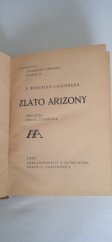 kniha Zlato Arizony, A. Altrichter 1929