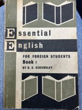 kniha Essential English For Foreign Students, Longman 1955