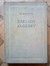 kniha Základy algebry, Československá akademie věd 1956