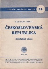 kniha Československá republika Zeměpisný obraz, Komenium 1948