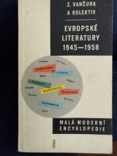 kniha Evropské literatury 1945-1958, Orbis 1959