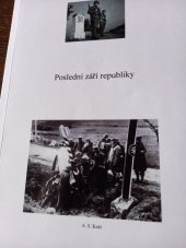 kniha Poslední září republiky , Powerprint Praha 2014