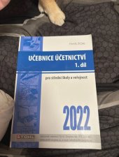 kniha Učebnice účetnictví 1. díl pro střední školy a veřejnost , Štohl - Vzdělávací středisko Znojmo 2022