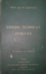 kniha Strojně technická příručka, Jednota československých soukromých úředníků, dílovedoucích a zřízenců 1938