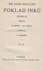 kniha Poklad Inků, Alois Hynek 1929