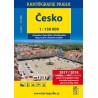 kniha Česko, autoatlas 1 : 150 000, Kartografie 2017