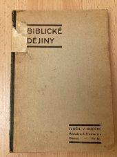 kniha Biblické dějiny, R. Promberger 1946