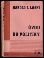 kniha Úvod do politiky, Ústřední dělnické knihkupectví a nakladatelství, Antonín Svěcený 1934