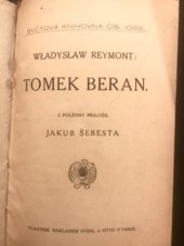 kniha Tomek Beran, J. Otto 1913