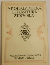 kniha Apokalyptická literatura židovská, Šnajdr 1923