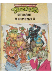 kniha Teenage mutant hero Turtles Setkání v dimenzi X, Egmont 1992