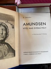 kniha Amundsen vítěz nad dvěma póly, Ústřední dělnické knihkupectví a nakladatelství 1937