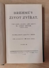 kniha Brehmův život zvířat sv. 25 + sv. 26 - Ptáci VI., Gutenberg Otto Lebenhart 1930