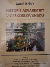 kniha Historie akvaristiky v Československu  Část 2, Neuvedeno 2021