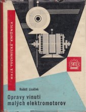 kniha Opravy vinutí malých elektromotorov, SVTL 1963