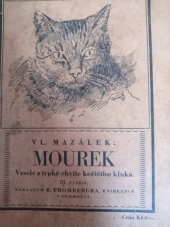 kniha Mourek Veselé i trpké chvíle kočičího kluka, R. Promberger 1946