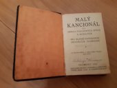 kniha Malý kancionál čili Sbírka posvátných zpěvů a modliteb pro mládež katolickou arcidiecése olomucké, Promberger 1919