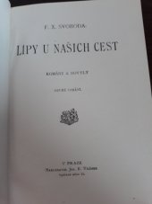 kniha Lípy u našich cest romány a novely, Jos. R. Vilímek 1920