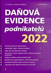 kniha Daňová evidence podnikatelů 2022, Grada 2022