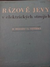 kniha Rázové jevy v elektrických strojích, SNTL 1953