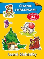 kniha Čítanie s nálepkami Lesné klebietky 82 farebných nálepiek, Slovart 2022