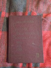 kniha Srovnávací slovník anatomických nomenklatur Basieiensia nomina anatomica (B. N. A. 1895) : I naiensia nomina anatomica (I. N. A. 1935) : Parisiensia nomina anatomica (P. N. A. 1955) : (Paris 1955, New York 1960), SZdN 1960