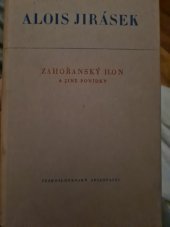 kniha Zahořanský hon, Československý spisovatel 1952