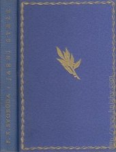 kniha Jarní strže Tři románky, Jos. R. Vilímek 1925