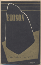 kniha Edison Báseň o pěti zpěvech s doslovem Signál času, Fr. Borový 1940