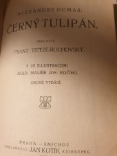 kniha Černý tulipán, Kotík 1921