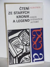 kniha Čtení ze starých kronik a legend, Albatros 1974