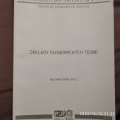 kniha Základy ekonomických teorií, Česká zemědělská univerzita 2016