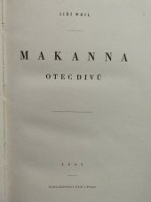 kniha Makanna, otec divů, Evropský literární klub 1945