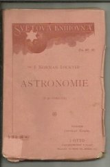kniha Astronomie, J. Otto 1914