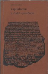 kniha Kapitalismus a česká společnost k otázkám formování české společnosti v 19. století, Svoboda 1978