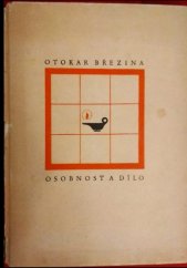 kniha Otokar Březina Osobnost a dílo, Mor. kolo spis. 1928