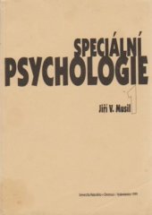 kniha Speciální psychologie I, Univerzita Palackého 1999