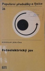 kniha Fotoelektrický jev, SNTL 1975