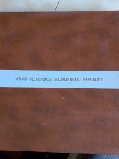 kniha Atlas Slovenskej socialistickej republiky, Slovenska akademia vied  1980