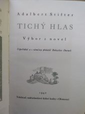 kniha Tichý hlas výbor z novel, Velehrad 1942