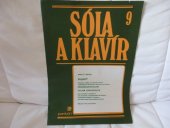 kniha Bujarý koncertní valčík pro klarinet a klavír s doplňkovým tenorovým nástrojem ad libitum, Panton 1983