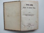kniha Tita Livia dějiny od založení Říma, Edvard Grégr 1864