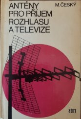 kniha Antény pro příjem rozhlasu a televize určeno [též] žákům odb. škol, SNTL 1978