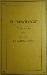 kniha Technologie paliv, Čsl. společnost chemická 1923