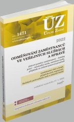kniha ÚZ 1471 Odměňování zaměstnanců ve veřejných službách a správě, Sagit 2022